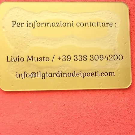 Couette-café Il Giardino Dei Poeti And